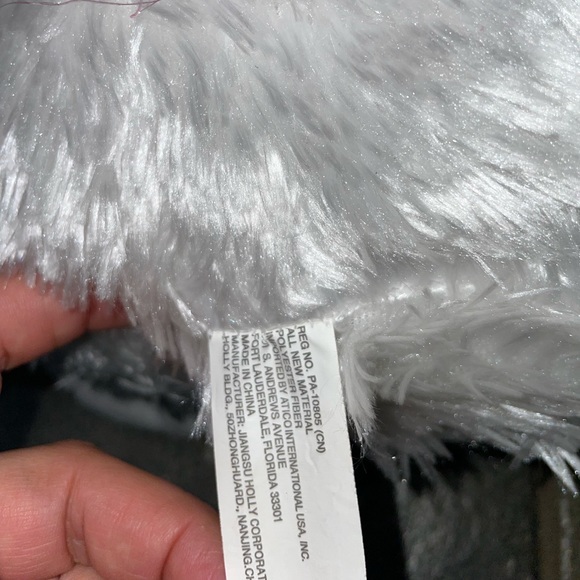 Jiangsu Holly‎ Ape White fuzzy Gorilla plush Pink Rose pink dress heart pattern - Picture 8 of 12